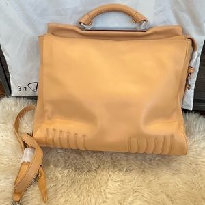 3.1 Philip Lim Large Ryder Satchel Large with removable strap in Peach/Tan
